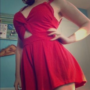Red romper